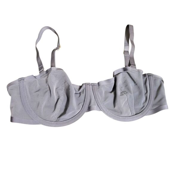 CUUP Balconette Stone Gray Mesh Bra, Various Sizes NEW w/o TAG - Picture 1 of 4